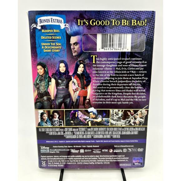 Brand New Descendants 3 DVD 2019 Disney With Cardboard Slip Cover Sealed - Picture 2 of 5